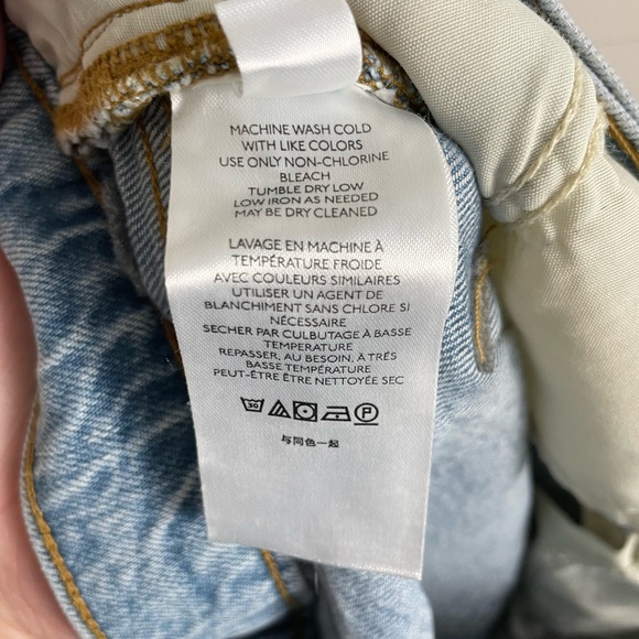 Free People Astoria Wide Leg Jeans in Seafoam Blue Size 31 Denim Jean - Picture 7 of 8